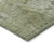 8' X 10' Artichoke Green And Beige Abstract Washable Indoor Outdoor Area Rug