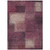 9' X 12' Plum Mauve And Beige Abstract Washable Indoor Outdoor Area Rug