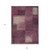 9' X 12' Plum Mauve And Beige Abstract Washable Indoor Outdoor Area Rug