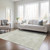 10' X 14' Beige Washable Indoor Outdoor Area Rug