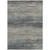 8' X 10' Granite Gray Striped Washable Indoor Outdoor Area Rug