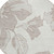 8' Ivory Beige And Taupe Round Floral Washable Indoor Outdoor Area Rug Transitional Style - Ivory, Beige, Taupe Color