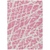 8' X 10' Pink and Ivory Abstract Washable Non Skid Indoor Outdoor Area Rug