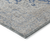 9' X 12' Navy Blue And Ivory Oriental Washable Indoor Outdoor Area Rug