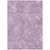 8' X 10' Lavender Purple And Ivory Geometric Washable Indoor Outdoor Area Rug