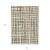 9' X 12' Taupe And Ivory Abstract Washable Indoor Outdoor Area Rug