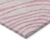 8' X 10' Pink Ivory And Gray Abstract Washable Indoor Outdoor Area Rug