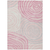 8' X 10' Pink Ivory And Gray Abstract Washable Indoor Outdoor Area Rug