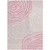 8' X 10' Pink Ivory And Gray Abstract Washable Indoor Outdoor Area Rug