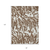 8' X 10' Chocolate Beige And Ivory Animal Print Washable Indoor Outdoor Area Rug