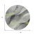 8' Artichoke Green Gray And Silver Round Abstract Washable Indoor Outdoor Area Rug