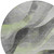 8' Artichoke Green Gray And Silver Round Abstract Washable Indoor Outdoor Area Rug
