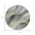 8' Artichoke Green Gray And Silver Round Abstract Washable Indoor Outdoor Area Rug