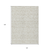 10' X 14' Ivory And Beige Southwestern Washable Indoor Outdoor Area Rug