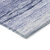 8' X 10' Navy Blue And Ivory Ombre Washable Indoor Outdoor Area Rug