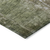 8' X 10' Brown And Green Abstract Washable Indoor Outdoor Area Rug