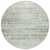 8' Sage Artichoke Green And Ivory Round Abstract Washable Indoor Outdoor Area Rug