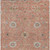 10' X 14' Pink Gray And Beige Floral Washable Indoor Outdoor Area Rug