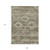 9' X 12' Brown Beige And Tan Southwestern Washable Indoor Outdoor Area Rug