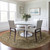 8' Fern Green Round Medallion Washable Indoor Outdoor Area Rug