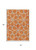 10' X 14' Orange And Ivory Geometric Washable Indoor Outdoor Area Rug Modern Style - Orange, Ivory Color