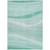 8' X 10' Aqua And Sky Blue Abstract Washable Indoor Outdoor Area Rug