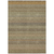 8' X 10' Khaki Striped Washable Non Skid Indoor Outdoor Area Rug