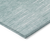 8' X 10' Aqua And Ivory Abstract Washable Indoor Outdoor Area Rug