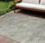 10' X 14' Taupe Beige And Tan Abstract Washable Indoor Outdoor Area Rug