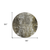 8' Taupe Brown And Gray Round Abstract Washable Indoor Outdoor Area Rug