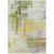9' X 12' Green Yellow And Purple Abstract Washable Indoor Outdoor Area Rug