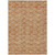 8' X 10' Terra Cotta Copper And Beige Geometric Washable Indoor Outdoor Area Rug