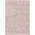 8' X 10' Pink Gray And Ivory Abstract Washable Indoor Outdoor Area Rug - Pink, Gray, Ivory