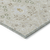 10' X 14' Beige Brown And Green Oriental Washable Indoor Outdoor Area Rug