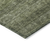 10' X 14' Olive Green And Ivory Geometric Washable Indoor Outdoor Area Rug