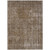 10' X 14' Brown And Beige Medallion Washable Indoor Outdoor Area Rug