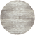 8' Taupe And Ivory Round Striped Washable Indoor Outdoor Area Rug