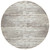 8' Taupe And Ivory Round Striped Washable Indoor Outdoor Area Rug - 608219228187