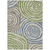 10' X 14' Beige Taupe And Green Abstract Washable Indoor Outdoor Area Rug