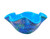 Abstract Multi Color Glass Centerpiece Bowl - 4512822836164