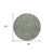 8' Fern Green And Gray Round Southwestern Washable Indoor Outdoor Area Rug