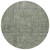 8' Fern Green And Gray Round Southwestern Washable Indoor Outdoor Area Rug