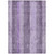 10' X 14' Purple And Lilac Striped Washable Indoor Outdoor Area Rug