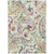 8' X 10' Ivory Fern Green And Artichoke Green Paisley Washable Indoor Outdoor Area Rug