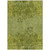 8' X 10' Olive Green And Fern Green Floral Washable Indoor Outdoor Area Rug - Olive Green, Fern Green