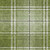 10' X 14' Green Black And Ivory Plaid Washable Indoor Outdoor Area Rug