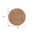 8' Brown And Beige Round Geometric Washable Indoor Outdoor Area Rug - 608219367237