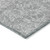 8' X 10' Silver And Ivory Floral Washable Indoor Outdoor Area Rug