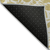9' X 12' Gold and White Floral Washable Non Skid Indoor Outdoor Area Rug