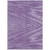 8' X 10' Purple And Ivory Abstract Washable Indoor Outdoor Area Rug